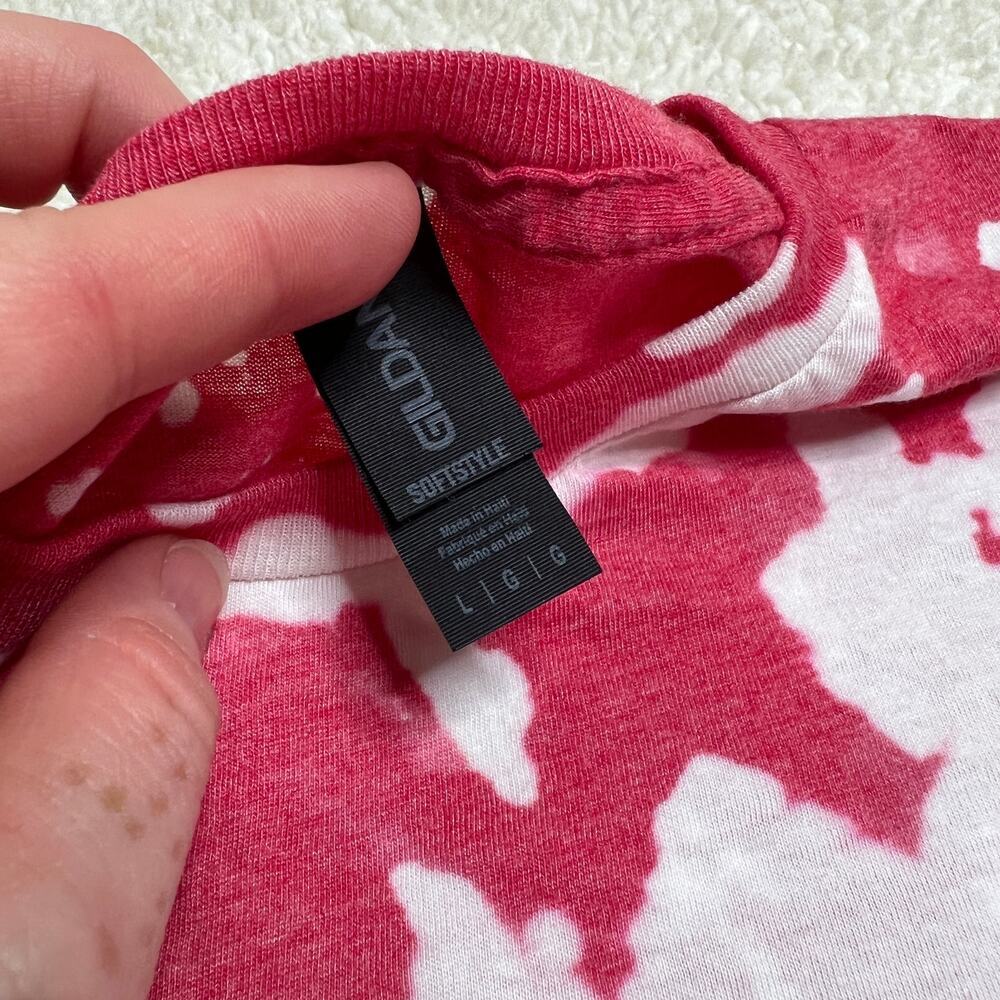 Hocus Pocus Red Bleached Tee Large - Picture 3 of 5